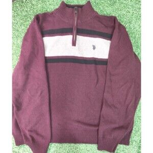 Ralph Lauren Burgundy Polo Turtleneck Sweatshirt Size XXL